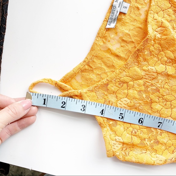 Alberto Makali Orange Lace Camisole NWOT - Picture 2 of 5